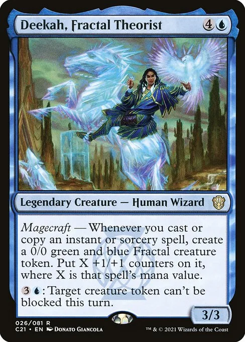 Deekah, Fractal Theorist · Commander 2021 26/409