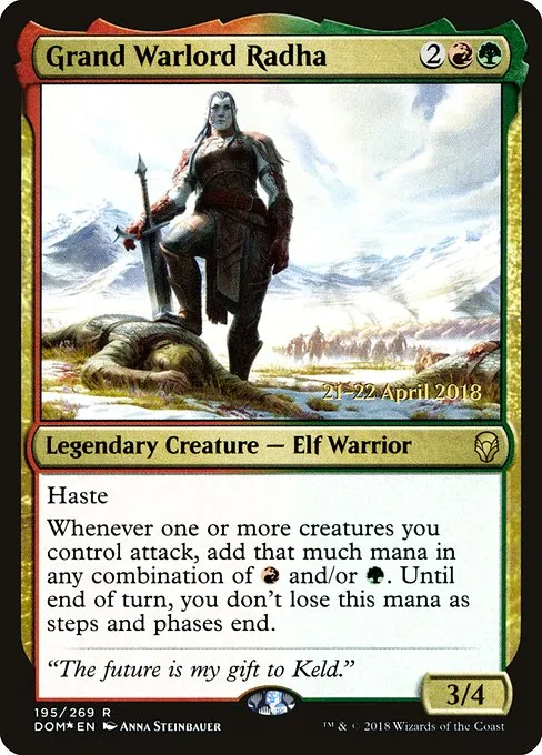 Grand Warlord Radha · Dominaria Promos 195s/118
