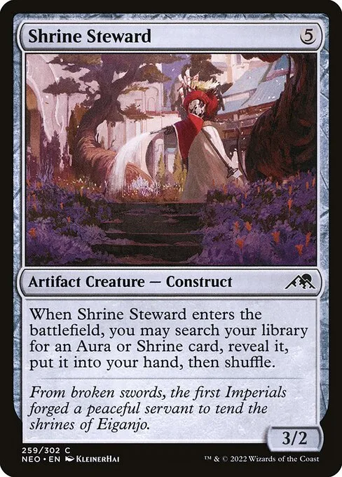 Shrine Steward · Kamigawa: Neon Dynasty 259/531