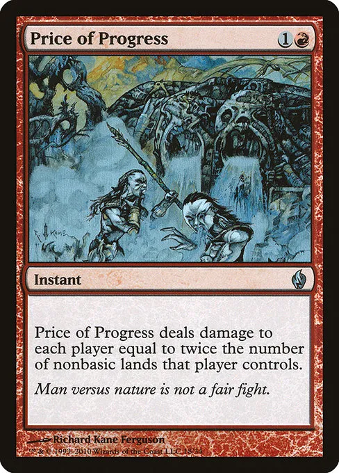 Price of Progress · Premium Deck Series: Fire and Lightning 18/34