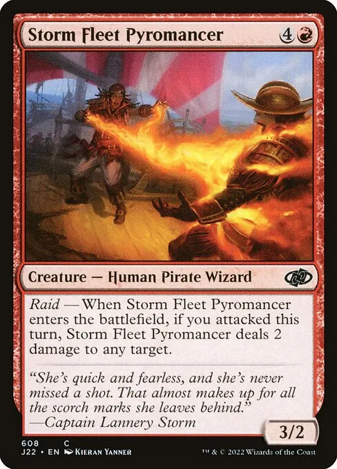 Storm Fleet Pyromancer · Jumpstart 2022 608/835
