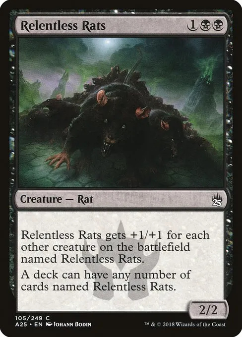 Relentless Rats · Masters 25 105/249