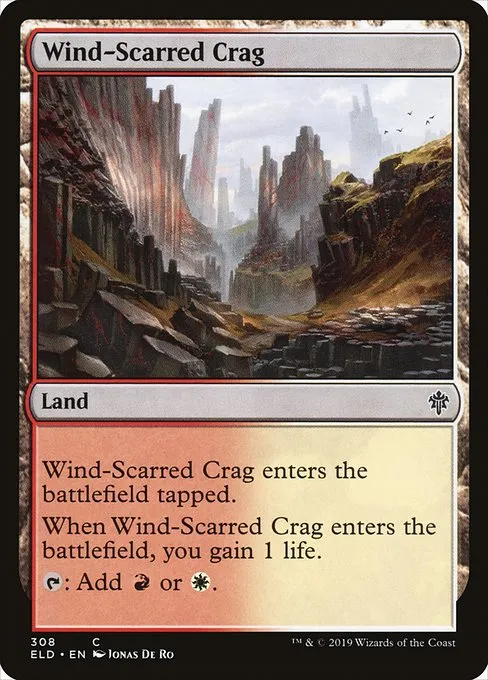 Wind-Scarred Crag · Throne of Eldraine 308/398