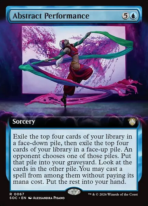 Abstract Performance · Secrets of Strixhaven Commander 67/426