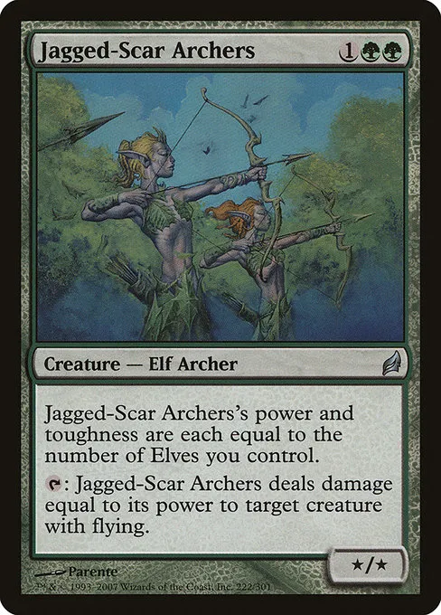 Jagged-Scar Archers · Lorwyn 222/301