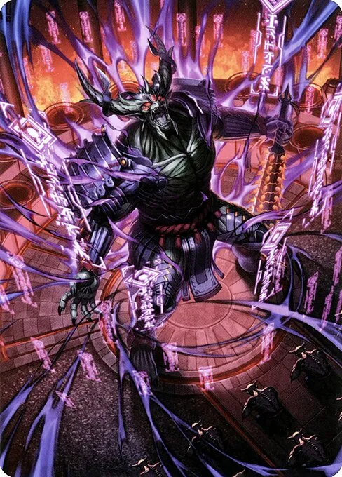 Hidetsugu, Devouring Chaos // Hidetsugu, Devouring Chaos · Neon Dynasty Art Series 56/81