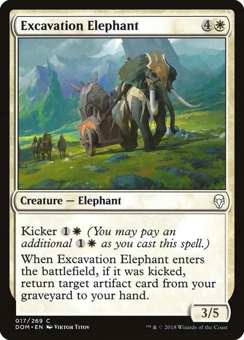 Excavation Elephant · Dominaria 17/280