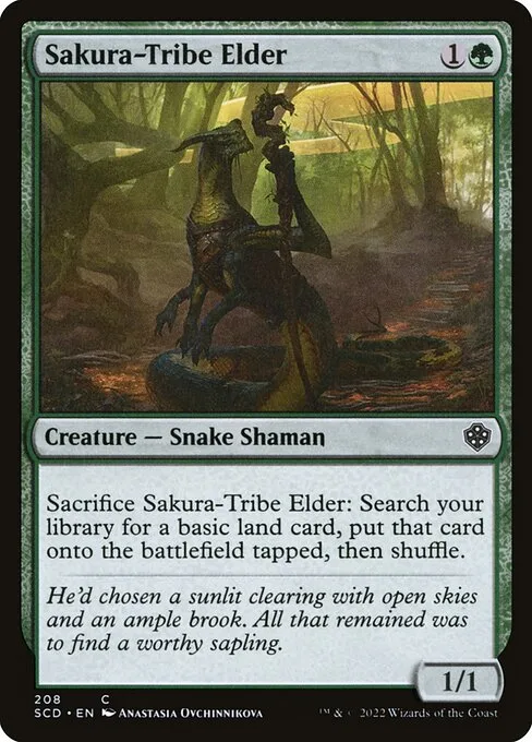 Sakura-Tribe Elder · Starter Commander Decks 208/352