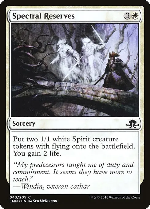 Spectral Reserves · Eldritch Moon 43/208