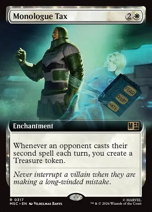 Monologue Tax · Marvel Super Heroes Commander 317/9