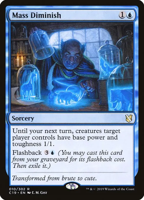 Mass Diminish · Commander 2019 10/302