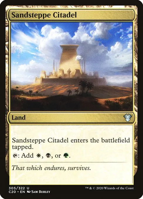 Sandsteppe Citadel · Commander 2020 305/322