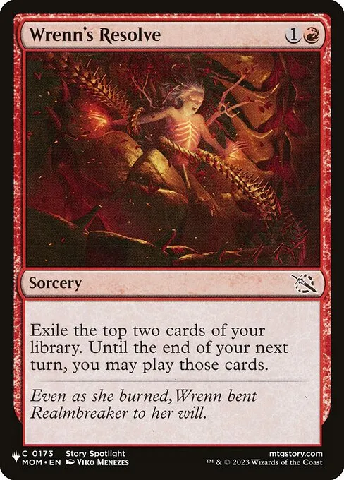 Wrenn's Resolve · The List MOM-173/5050