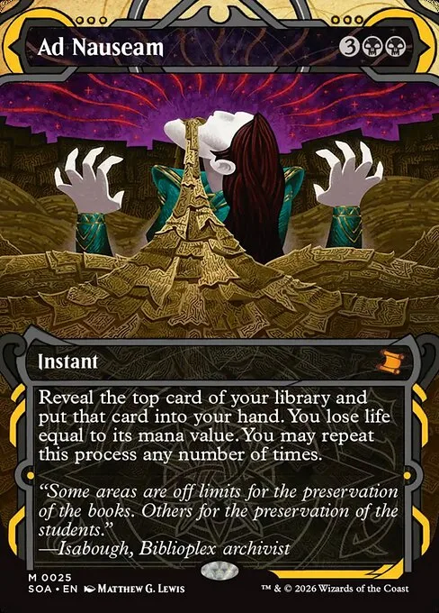 Ad Nauseam · Secrets of Strixhaven Mystical Archive 25/195