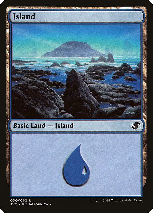Island · Duel Decks Anthology: Jace vs. Chandra 30/62