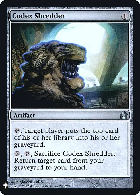 Codex Shredder · The List RTR-228/5050