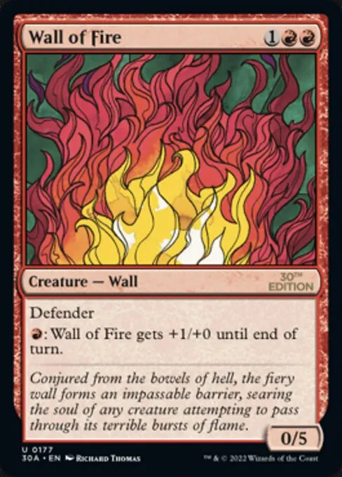 Wall of Fire · 30th Anniversary Edition 177/594