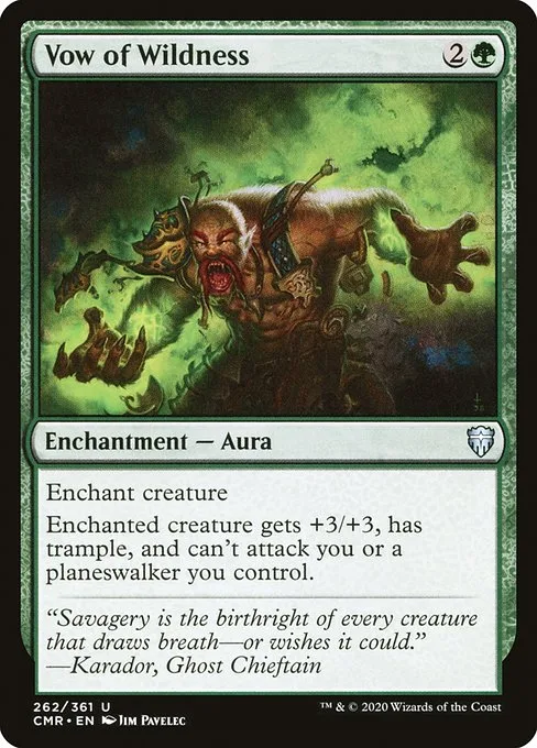 Vow of Wildness · Commander Legends 262/718