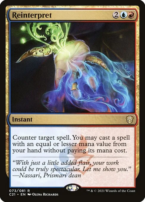 Reinterpret · Commander 2021 73/409