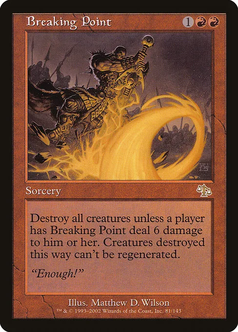 Breaking Point · Judgment 81/143