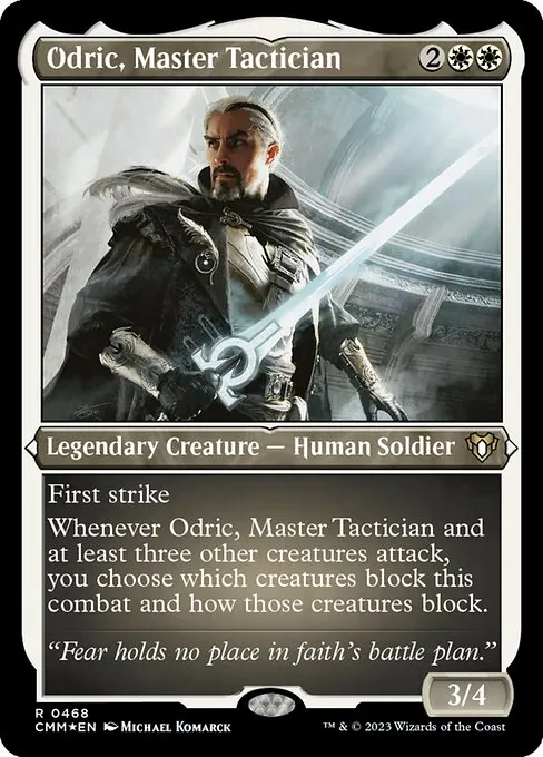 Odric, Master Tactician · Commander Masters 468/1067