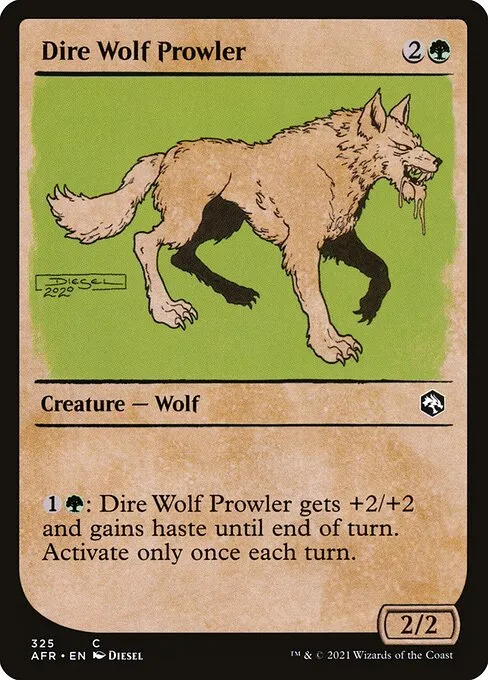 Dire Wolf Prowler · Adventures in the Forgotten Realms 325/424
