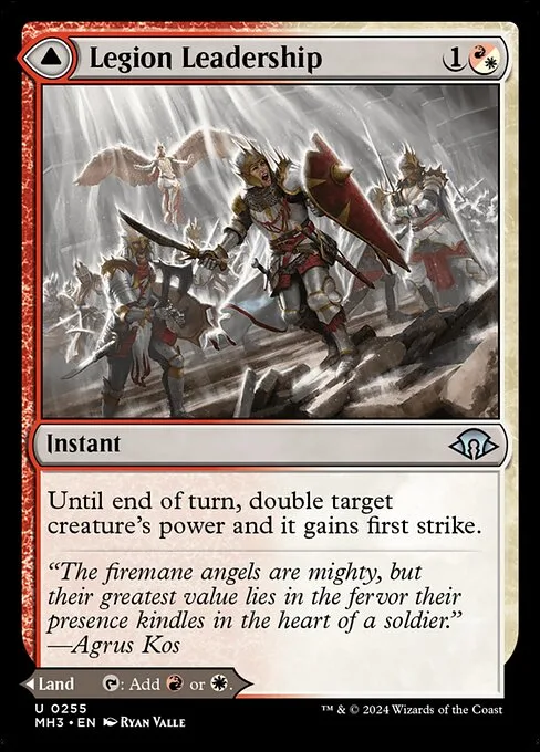 Legion Leadership // Legion Stronghold · Modern Horizons 3 255/528