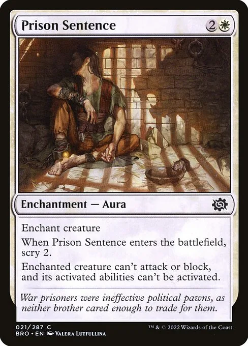 Prison Sentence · The Brothers' War 21/399