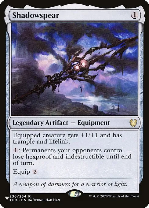 Shadowspear · The List THB-236/5050
