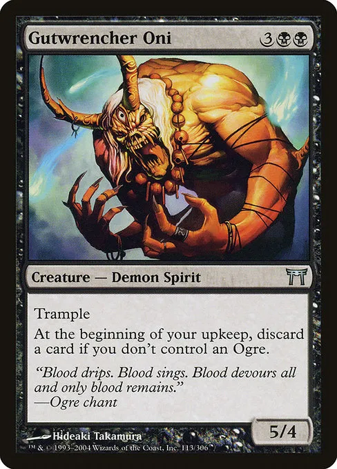 Gutwrencher Oni · Champions of Kamigawa 113/307