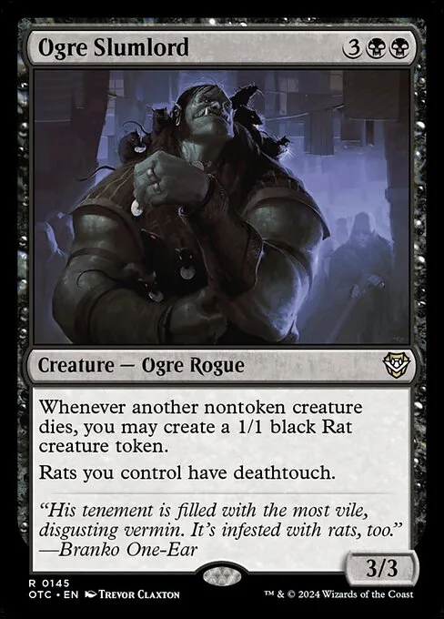 Ogre Slumlord · Outlaws of Thunder Junction Commander 145/342