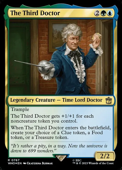 The Third Doctor · Doctor Who 767/1178