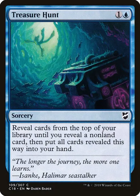 Treasure Hunt · Commander 2018 109/307