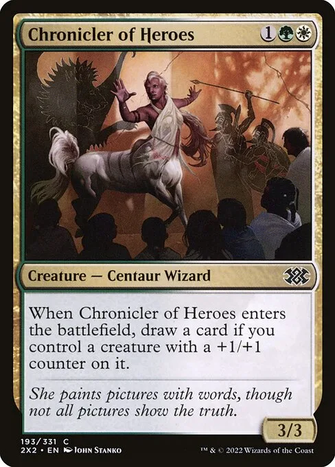 Chronicler of Heroes · Double Masters 2022 193/579