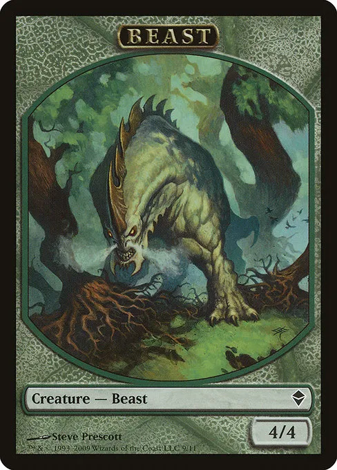 Beast · Zendikar Tokens 9/11