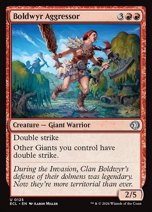 Boldwyr Aggressor · Lorwyn Eclipsed 125/408