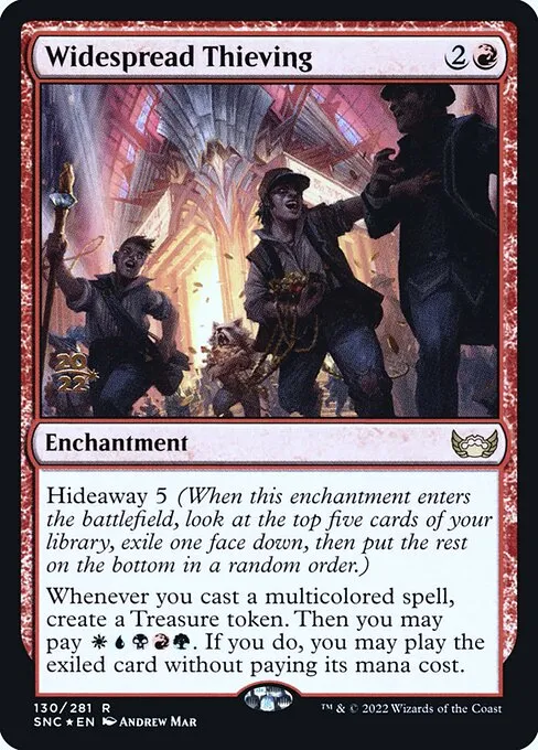 Widespread Thieving · Streets of New Capenna Promos 130s/161