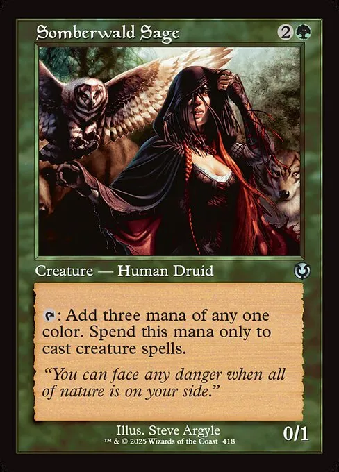 Somberwald Sage · Innistrad Remastered 418/495