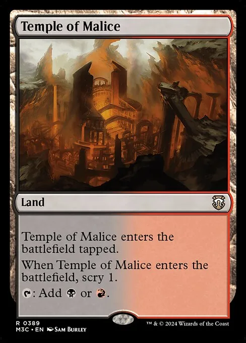 Temple of Malice · Modern Horizons 3 Commander 389/398