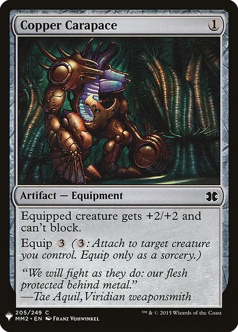 Copper Carapace · The List MM2-205/5050