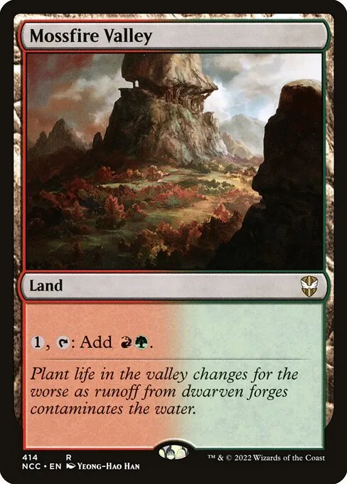 Mossfire Valley · New Capenna Commander 414/447