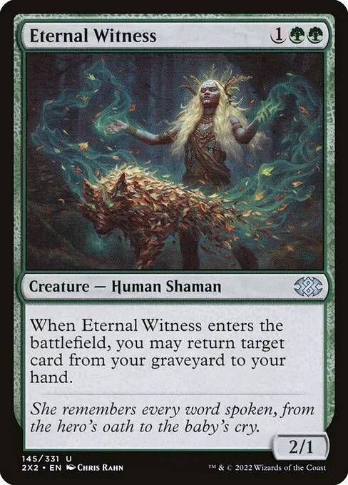 Eternal Witness · Double Masters 2022 145/579