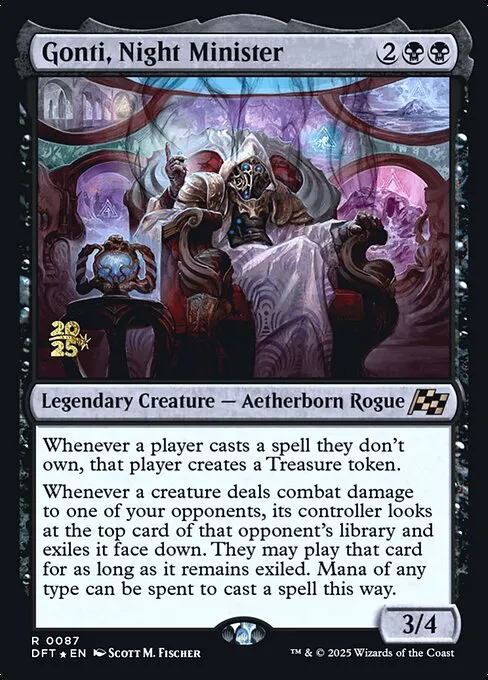 Gonti, Night Minister · Aetherdrift Promos 87s/160