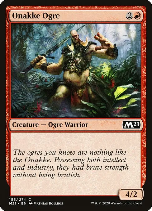 Onakke Ogre · Core Set 2021 155/397