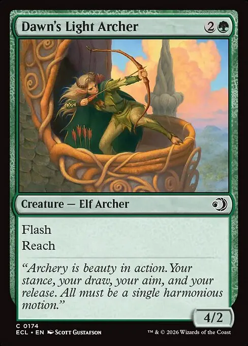 Dawn's Light Archer · Lorwyn Eclipsed 174/408