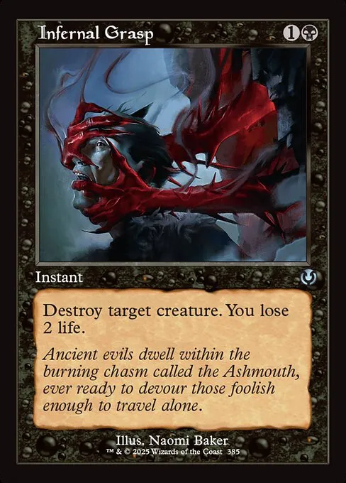 Infernal Grasp · Innistrad Remastered 385/495