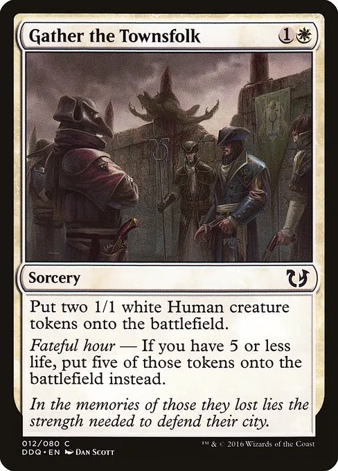 Gather the Townsfolk · Duel Decks: Blessed vs. Cursed 12/80