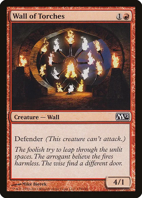 Wall of Torches · Magic 2012 159/249
