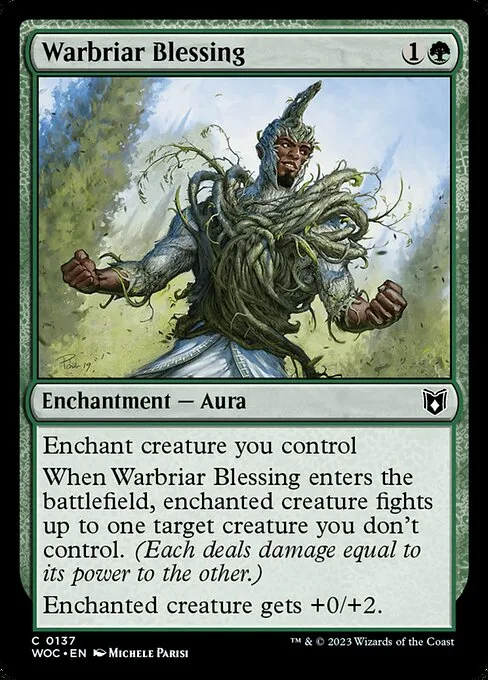 Warbriar Blessing · Wilds of Eldraine Commander 137/173
