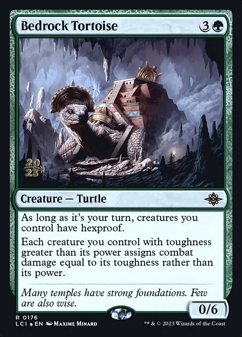 Bedrock Tortoise · The Lost Caverns of Ixalan Promos 176s/136